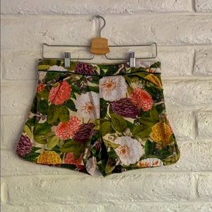Anthropologie Floral Shorts by elevenses